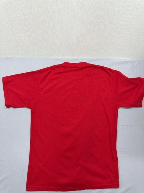 Puma Men's Red L Short Sleeve Crewneck Cotton T-Shirt Regular Fit