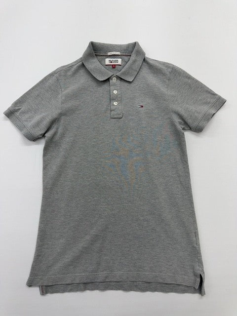 Hilfiger Denim Men Gray Polo Shirt size S product image 1