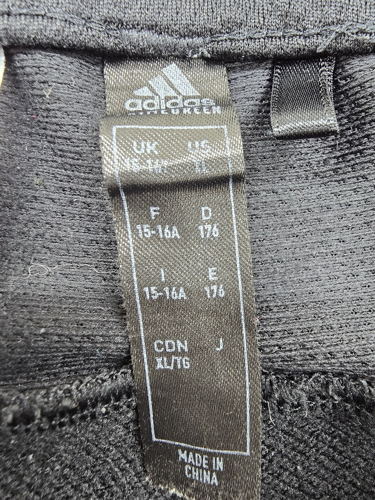 Adidas Men's Black 3-Stripes Track Pants XL Tapered Training