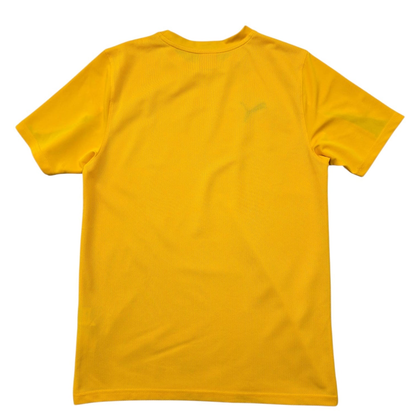 Puma Men's Yellow Black Side Panel T-Shirt Size M