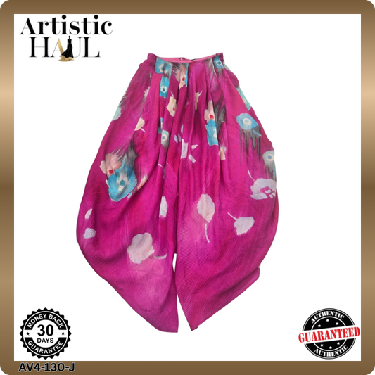 Giorgio Armani Women's Pink Skirt – Size 40, Floral