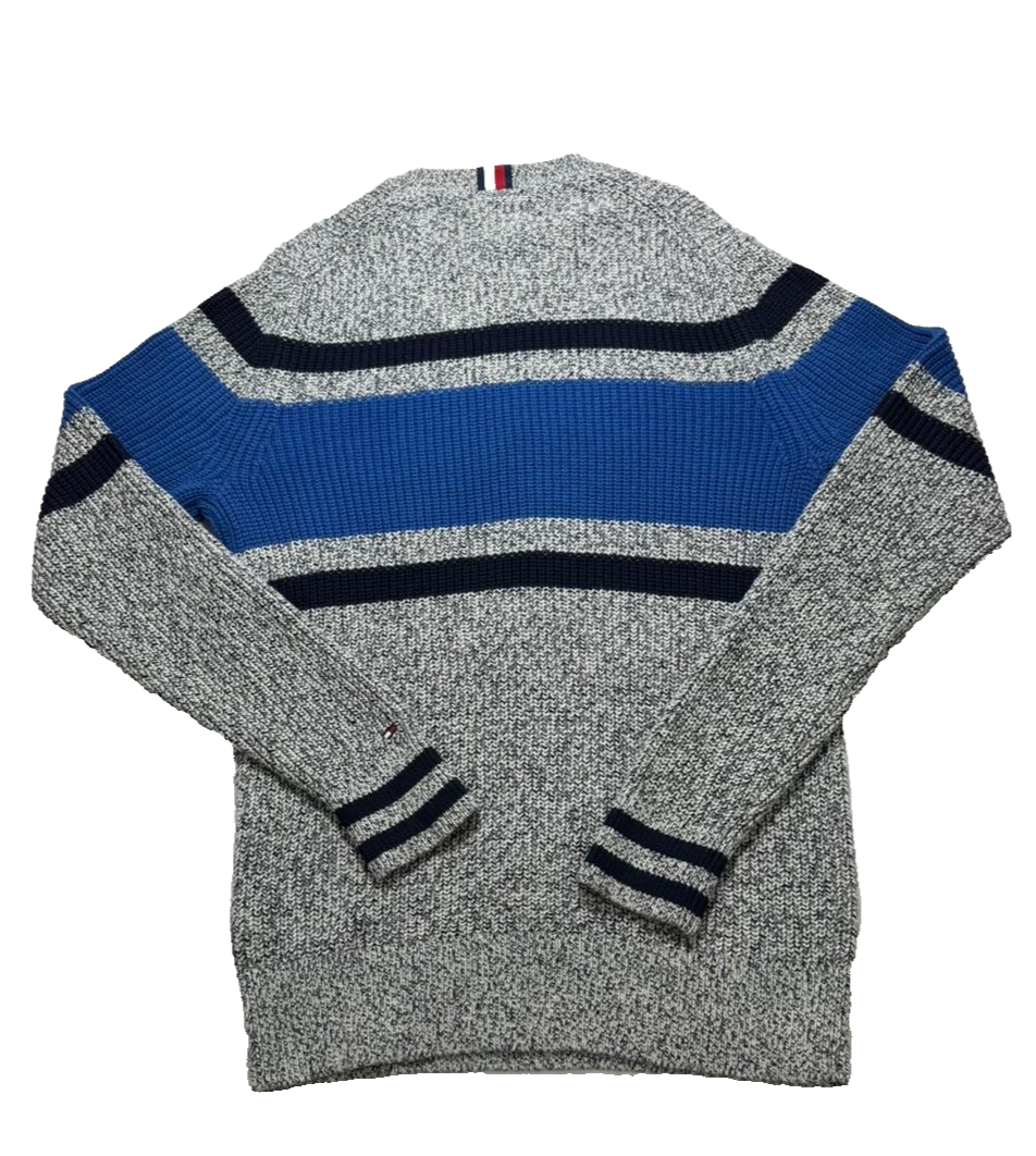 Tommy Hilfiger Men'S Long Sleeve Knit Sweater Pullover Crewneck Size L