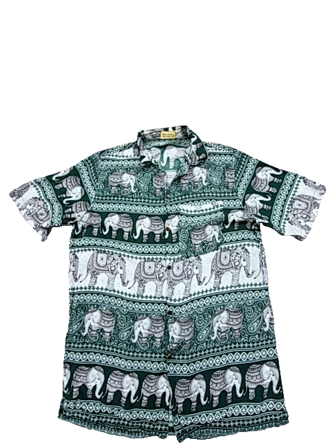 Nana Shop Unisex Green Shirt – Size XL, Short Sleeve