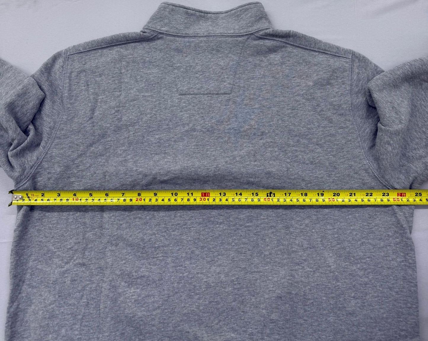 Nautica Men's Grey Half Zip Pullover Sweatshirt Size XL Made in Vietnam