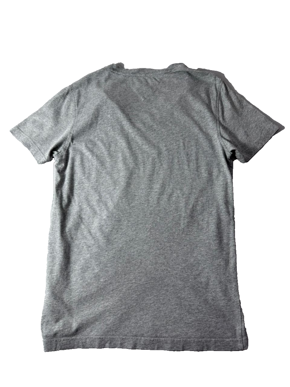 Tommy Hilfiger Men’s V-Neck T-Shirt Grey Size S Small Short Sleeve