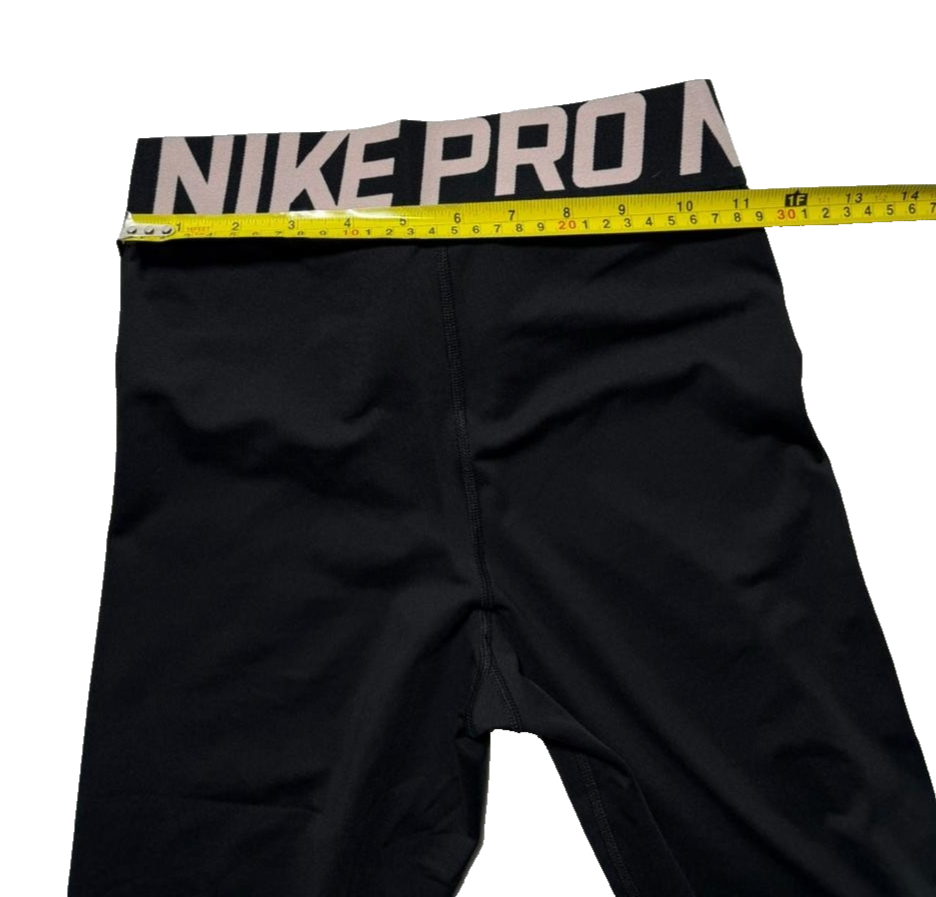 Women Nike Pro Intertwist 7/8 Crop Black XS Leggings