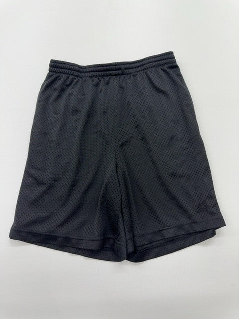 Athletic Boys Gray Elastic Waist Sports Shorts Size S Pockets Regular