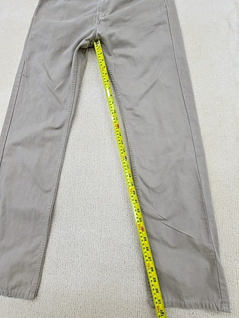 Levi's Men's Grey 505 Straight Leg Jeans Size L 32x34 Zip Fly