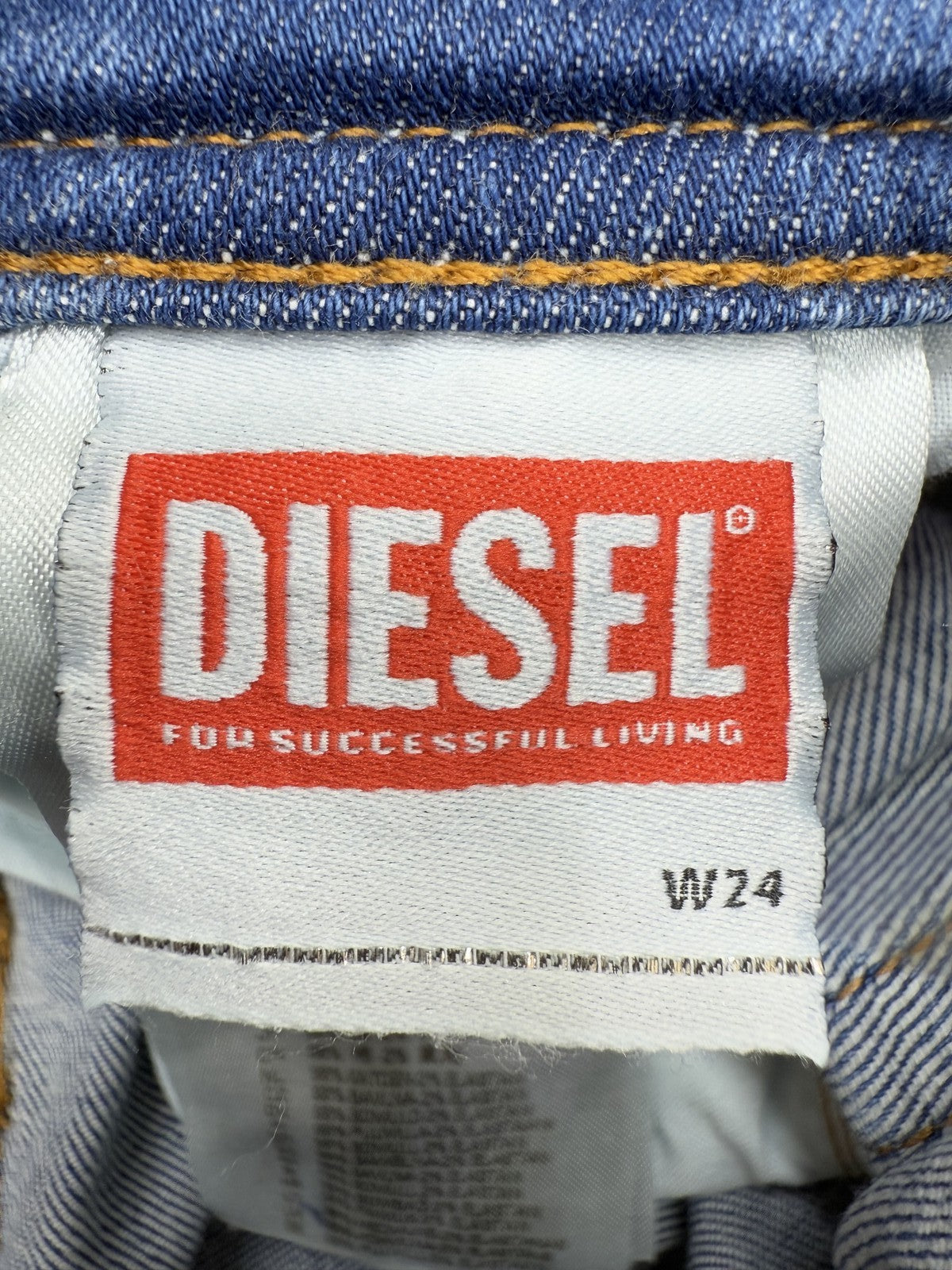 Diesel Women's High Rise Skinny Jeans W24 Blue NWT