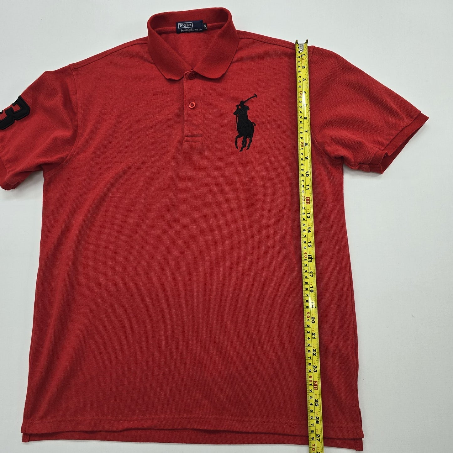 Polo Ralph Lauren Men Red Big & Tall 3X Polo Shirt Pocket Logo