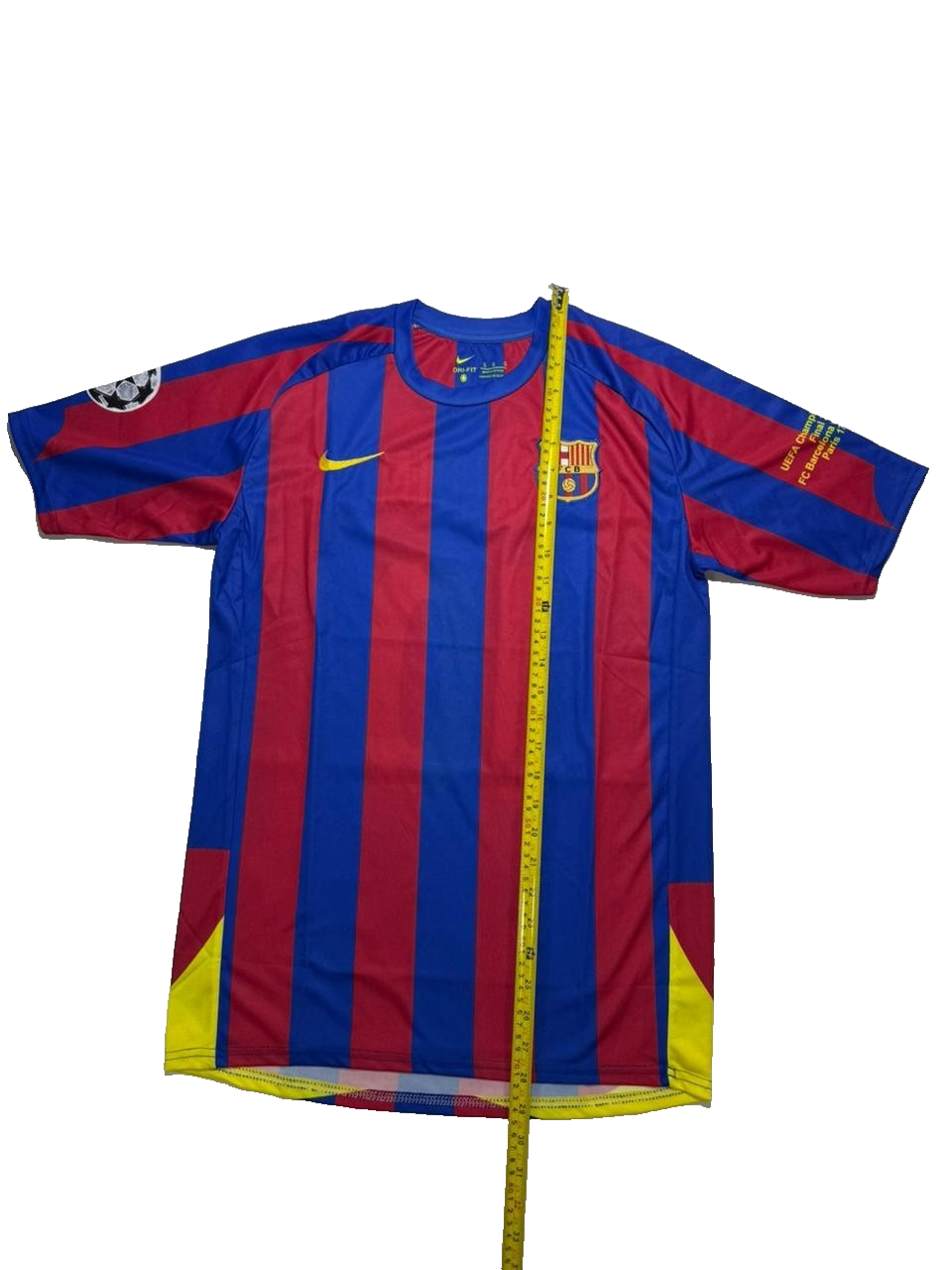 Nike Fcb Uefa Champions League Final 2006 Ronaldhino 10 Size - S