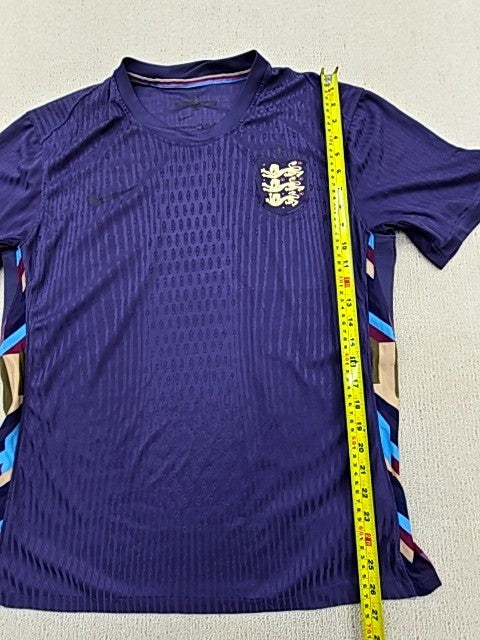 Nike Men's Purple England Football Jersey Short Sleeve Dri-FIT