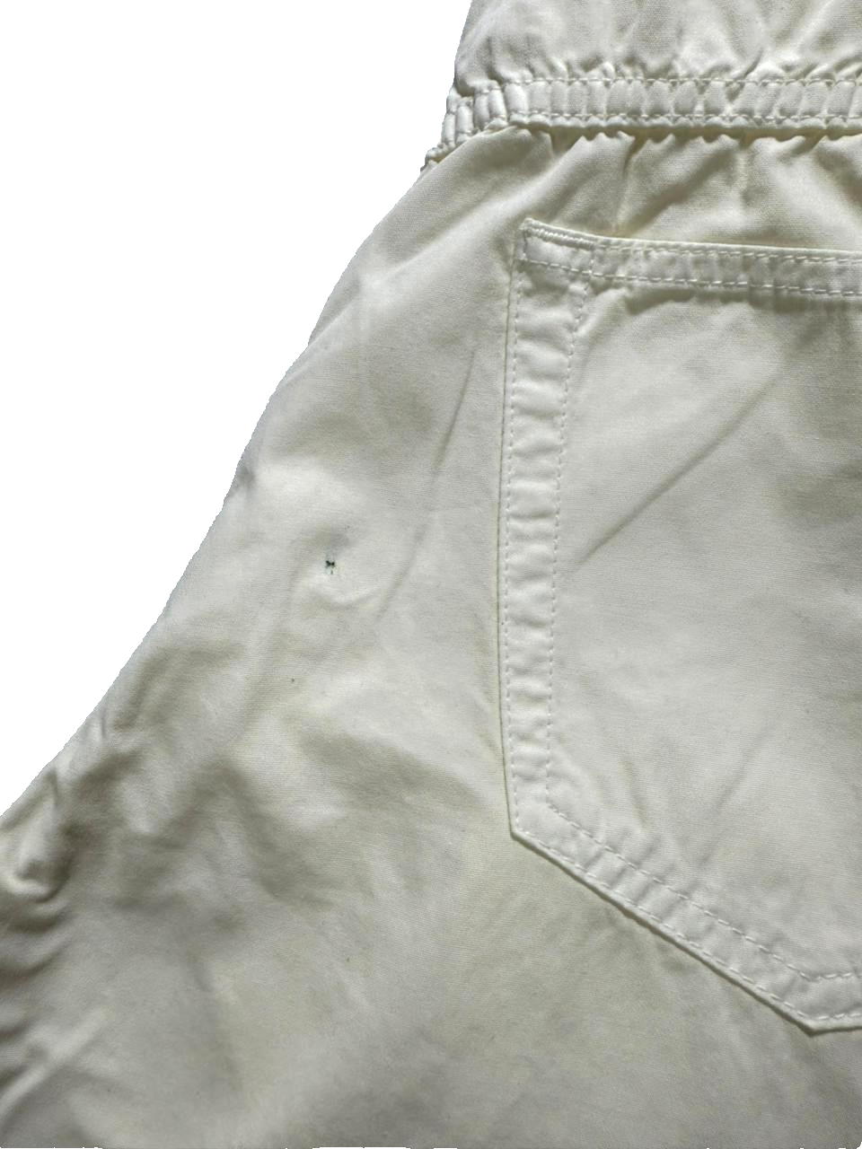 Burberry Men's Off-White Cotton Chino Pants Straight Leg 5-Pocket Casual