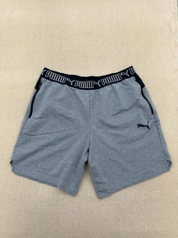 Puma Men's Gray Athletic Shorts XL Regular Fit MPN 675180-03