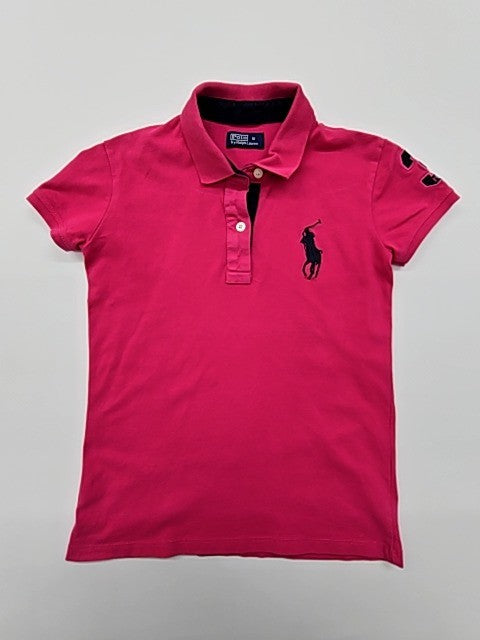 Polo Ralph Lauren Men's Pink Polo Shirt – Size M