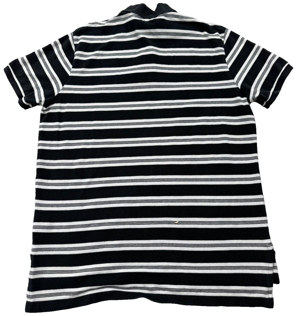 Polo Ralph Lauren Custom Fit Striped Polo Shirt XL Black White