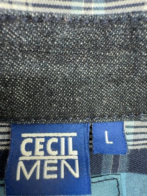 Cecil Men Blue Shirt size L product image 3