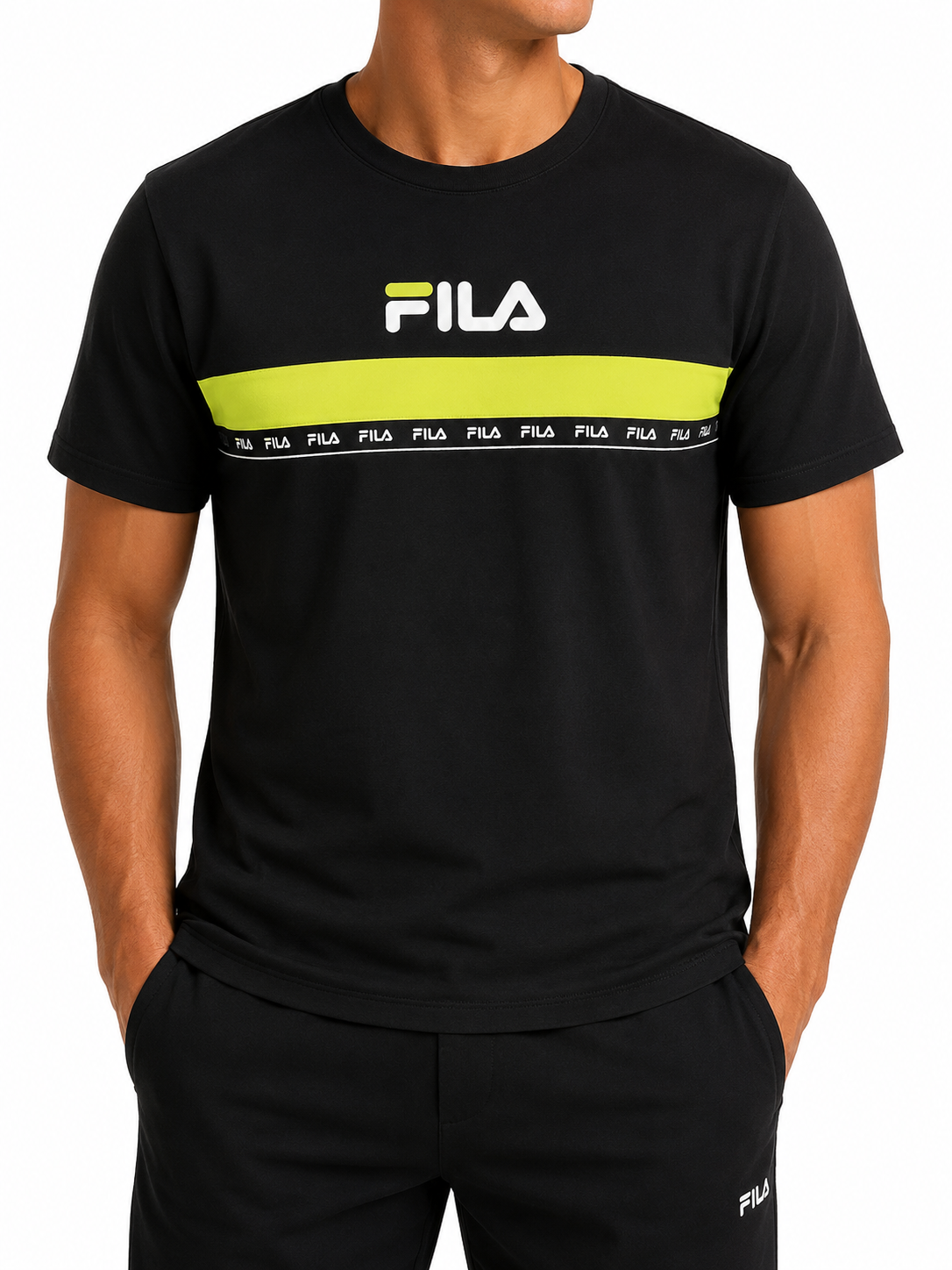 Fila Boys Black T-Shirt size M product image 1