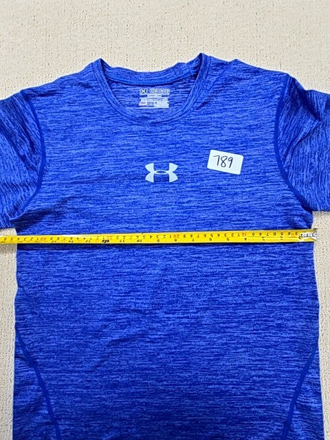 Under Armour Men's HeatGear Compression Long Sleeve Blue XL