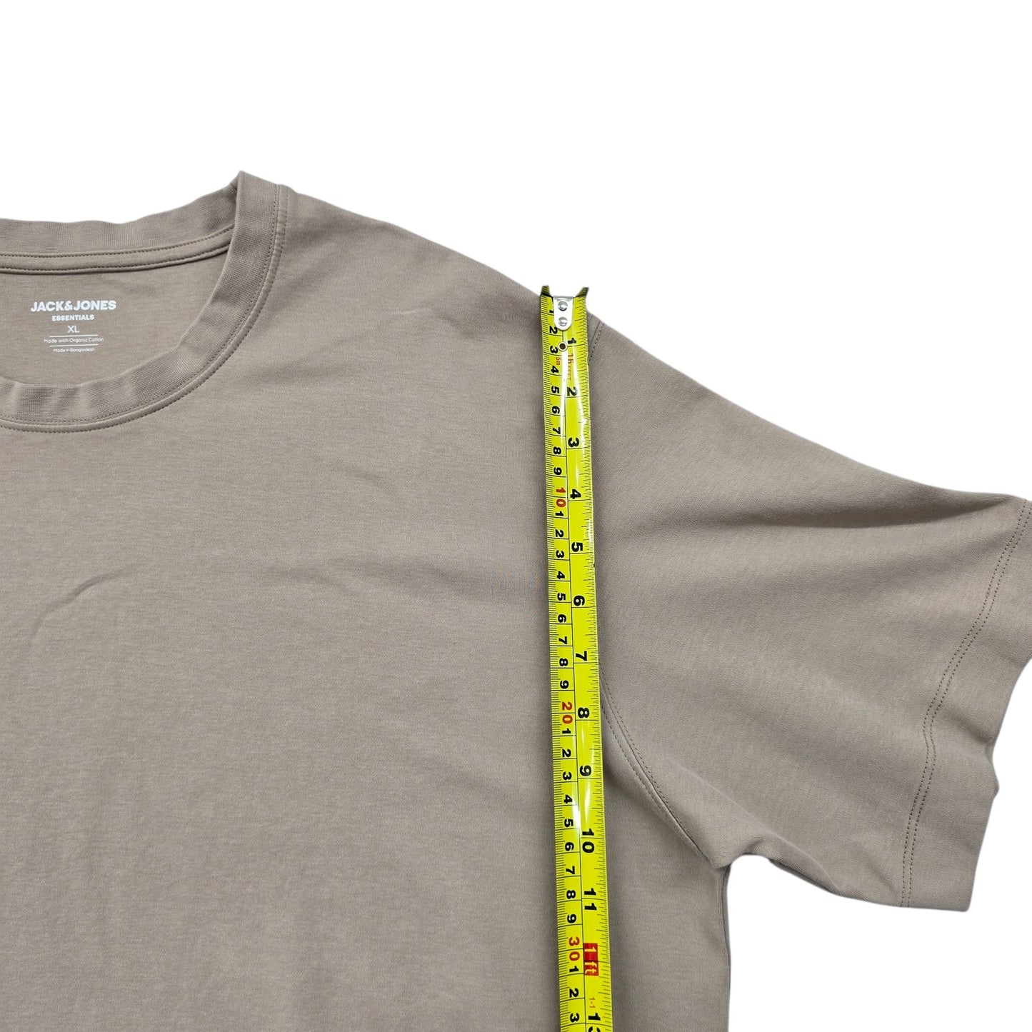 Jack & Jones Men Beige T-Shirt size XL product image 6