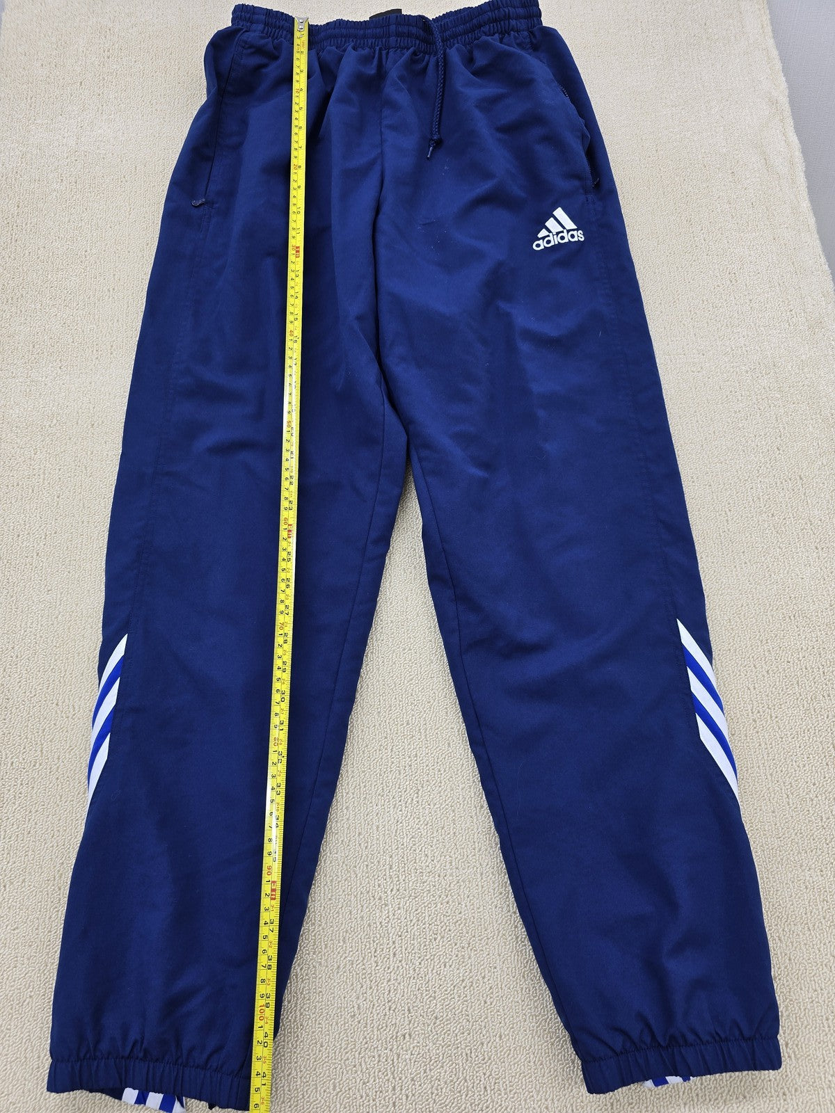 Adidas Navy Blue Men's Track Pants Size L Essentials