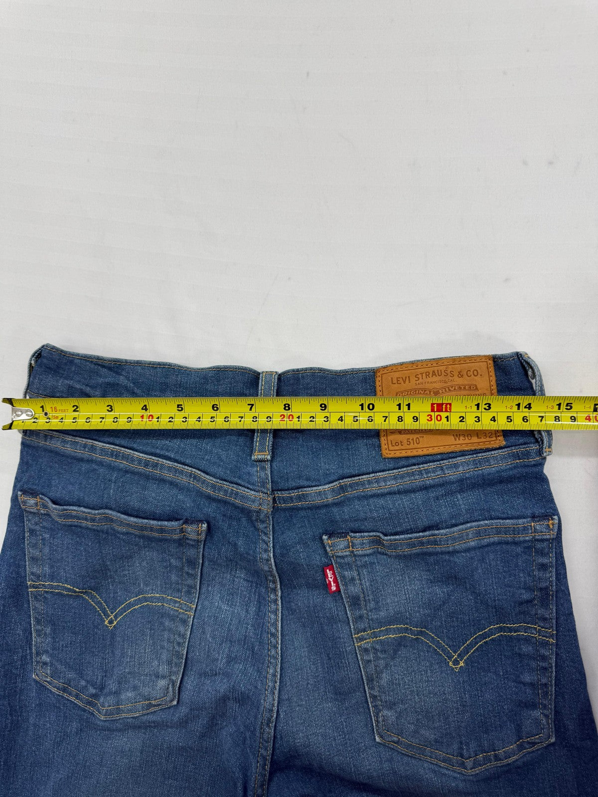 Levi's 510 Skinny Jeans Men W30 L32 Blue Denim