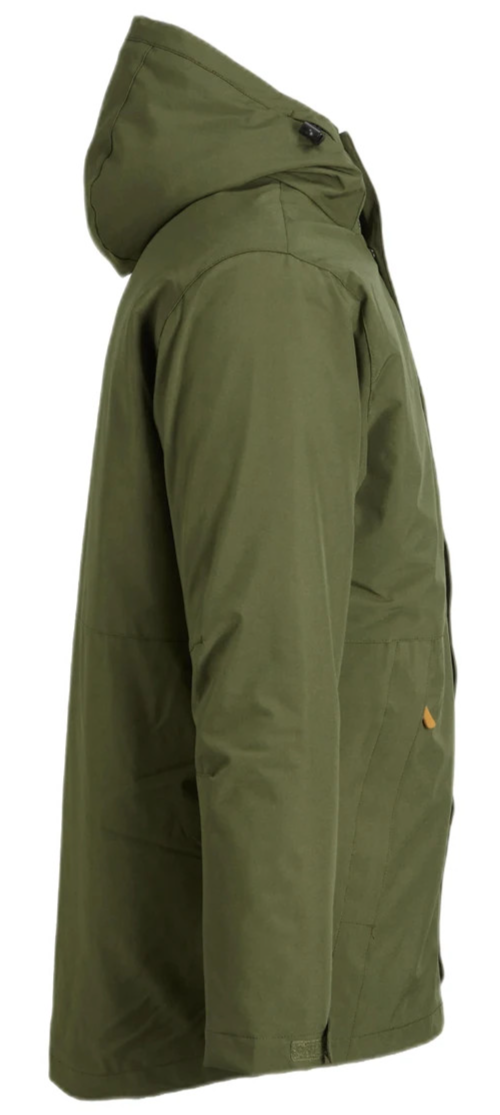 Jack Wolfskin Men�S Olive Green Hooded Outdoor Jacket Texapore Full Zip L