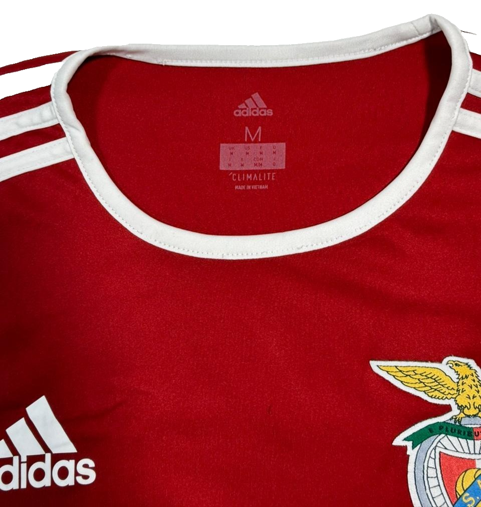 Adidas Sl Benfica Boys' Football Shirt Jersey In Red - Size M