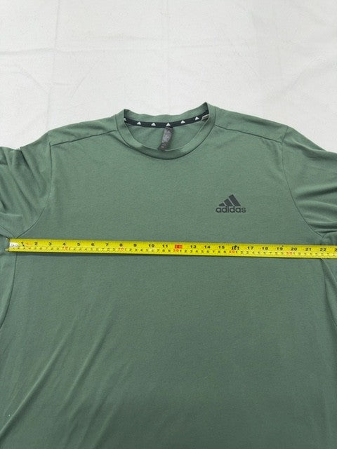 Adidas Techfit Men's Green XL Compression Training Tee Short Sleeve