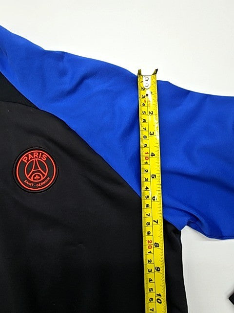 JORDAN Boys Black/Blue Long Sleeve Rashguard Size L Condition New