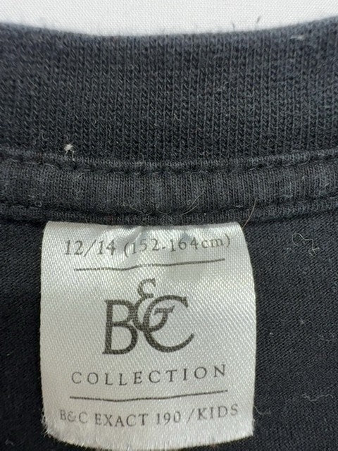 B&E Collection Boys Black T-Shirt size 12-14 product image 3