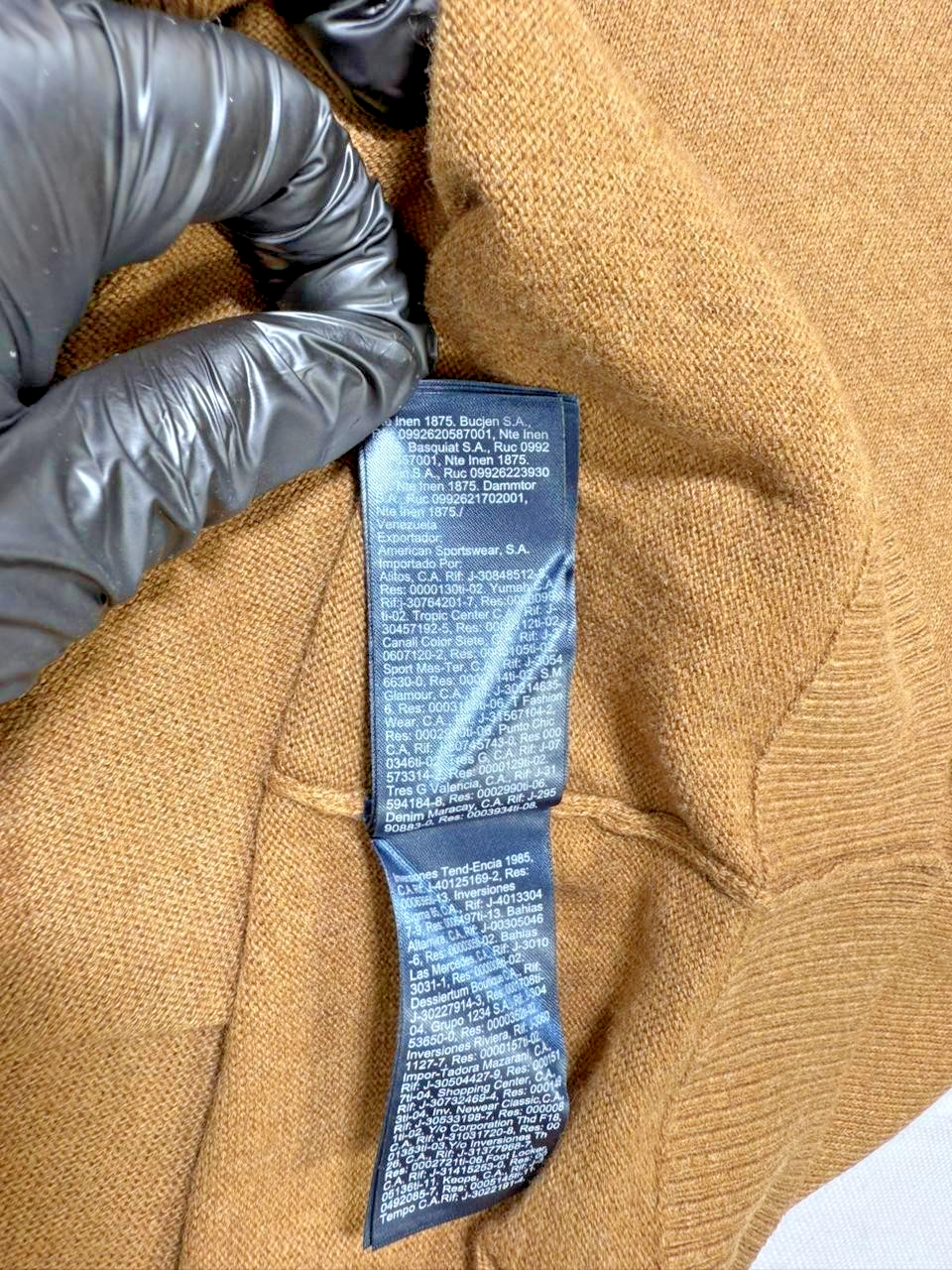 Tommy Hilfiger Men Pima Cotton Cashmere Sweater Size XL