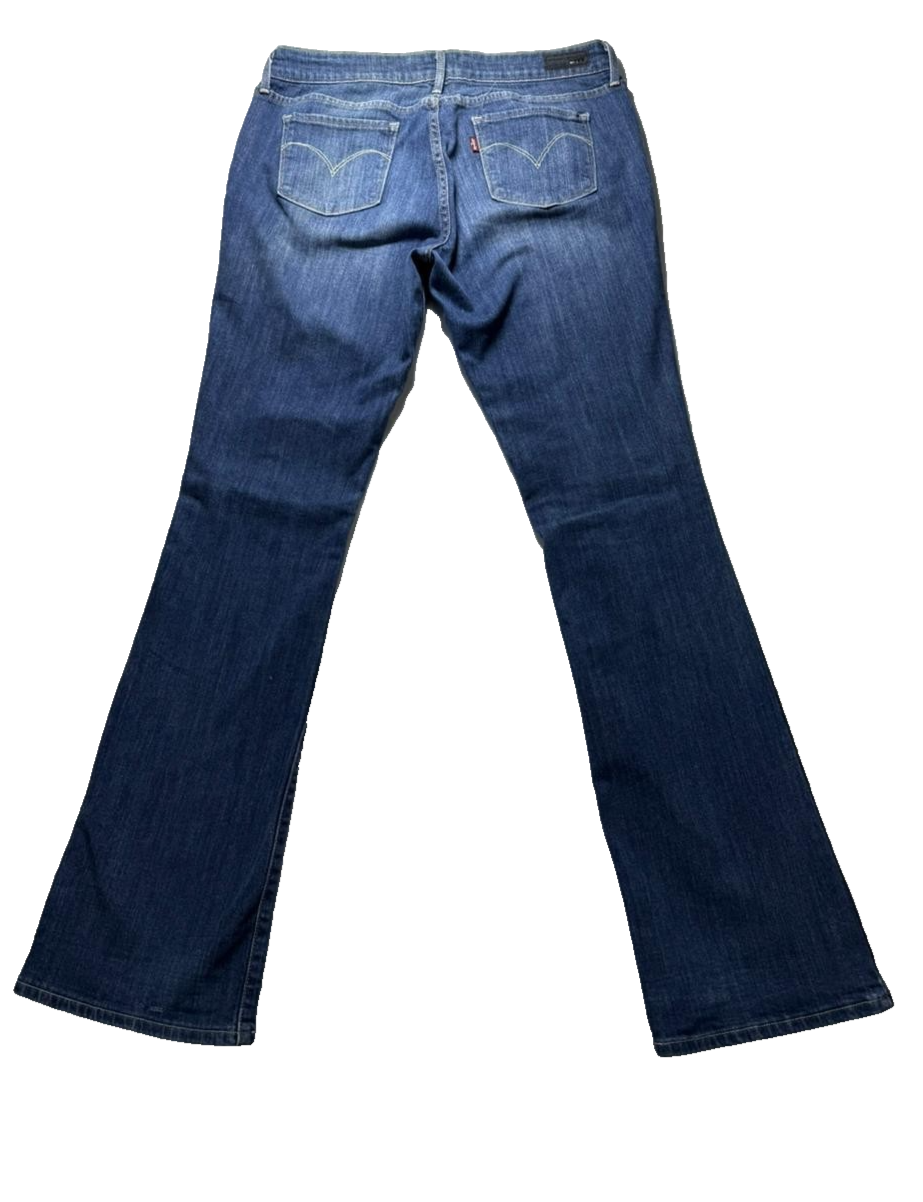 Demi Curve Mid Rise Boot Women Jeans | 31 | Blue