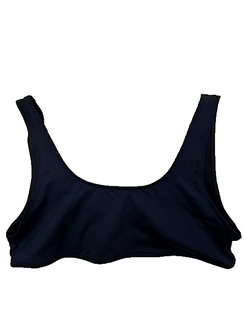 Only Women's Bikini Top Black Sports Bra Style Women's Swimwear Size XL
