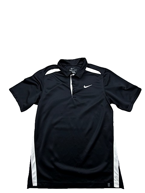Nike Men's Multicolor Polo Shirt – Size S, Striped, Short Sleeve