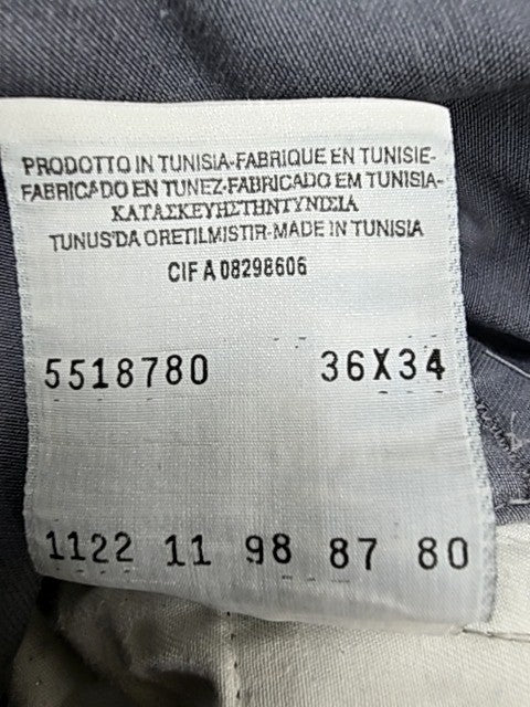 Levi's Men's Gray Relaxed Straight Jeans 36x34 551
