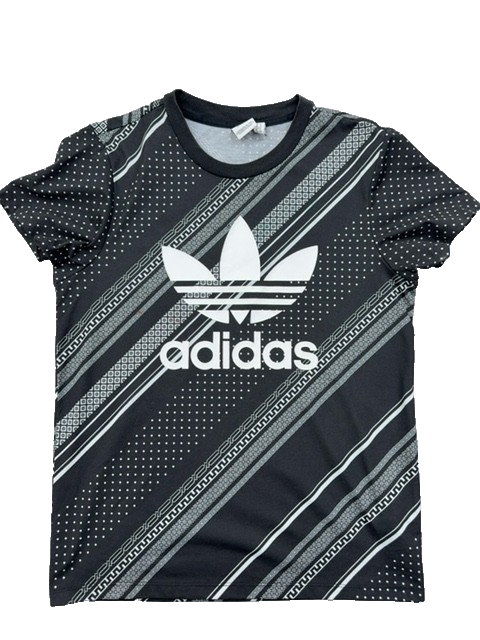 Adidas Unisex Black T-Shirt – Size L, Short Sleeve, Crew Neck
