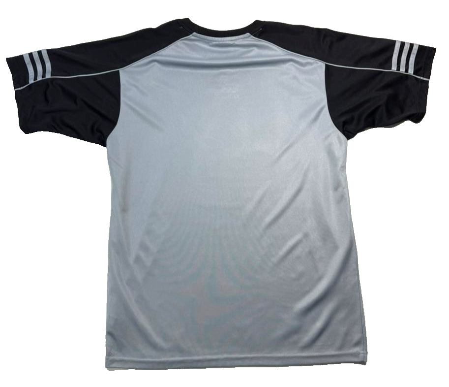 Adidas Template Training Shirt In Grey And Black - Size S