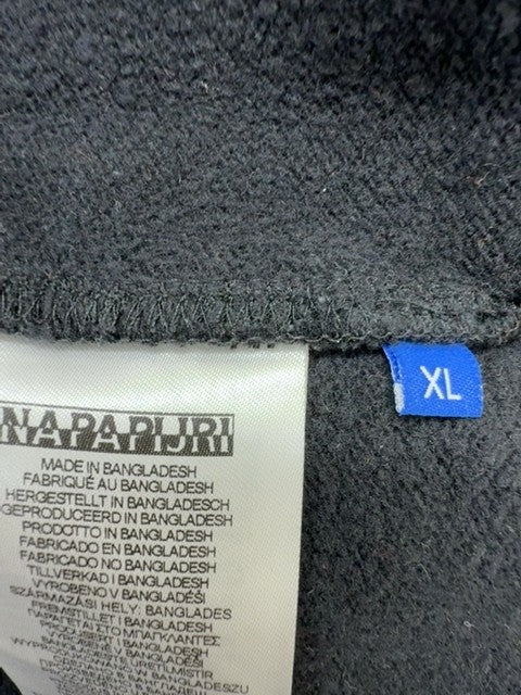 Napapijri Men Black Hoodie size XL product image 5