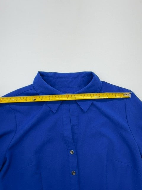 Sharagano Women's Royal Blue Shirt Dress Size 10