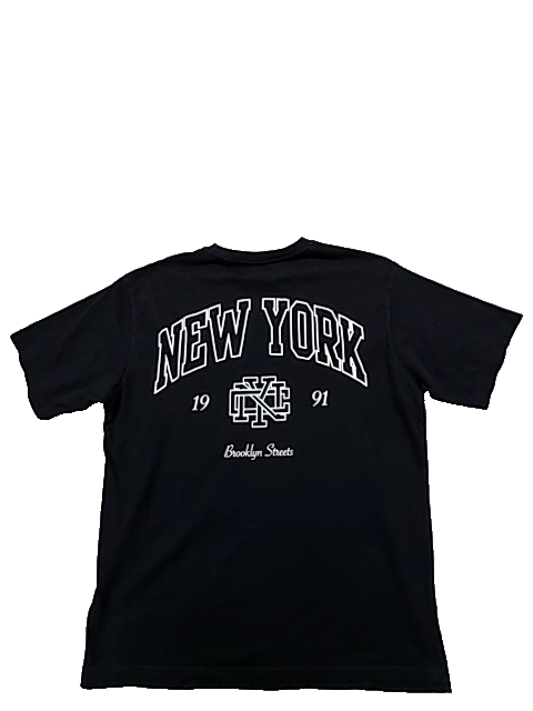 Pull&Bear Men's Black Sports T-Shirt Size M Short Sleeve Crew Neck