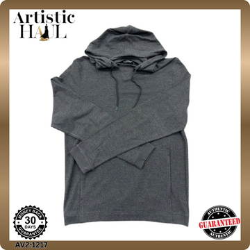 Kenneth Cole Men's Charcoal S Hoodie CAYN7F20002 Drawstring Long Sleeve