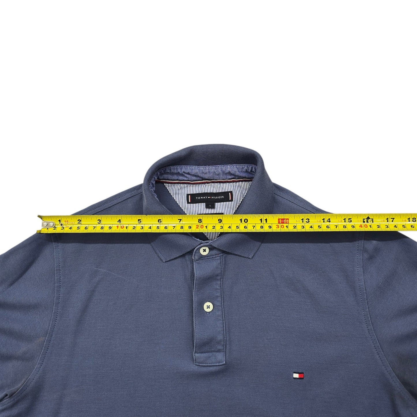 Tommy Hilfiger Men Blue Polo Shirt size L product image 5