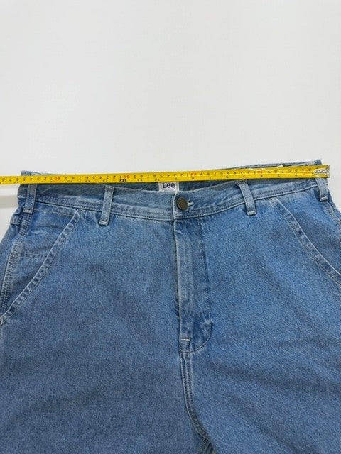 Lee Men Blue Carpenter Jeans W36 L34 Workwear Relaxed Fit