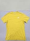 Nike Unisex Yellow T-Shirt, Short Sleeve, Crew Neck