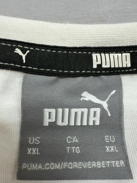 PUMA Men's White XXL Short Sleeve Crew Neck T-Shirt 6567-04