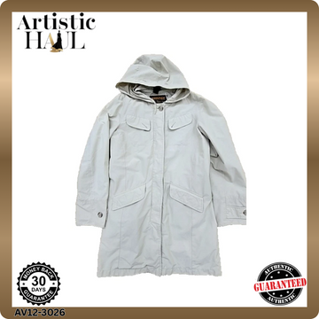 Woolrich John Rich & Bros Women's Gray Hooded Coat Size S