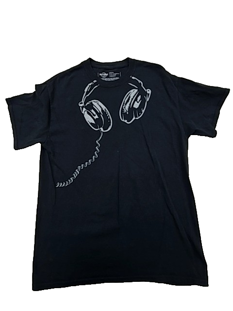 Hard Rock Cafe Unisex Black T-Shirt – Size M, Music 100 music 100, Graphic