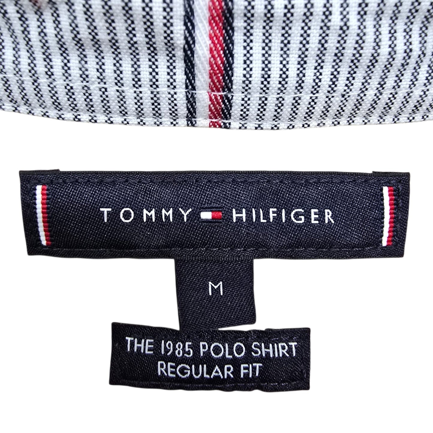 Tommy Hilfiger Men's Beige Organic Stretch Pique Polo Size M