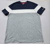 Tommy Hilfiger Men's Navy T-Shirt – Size M, Striped, Crew Neck